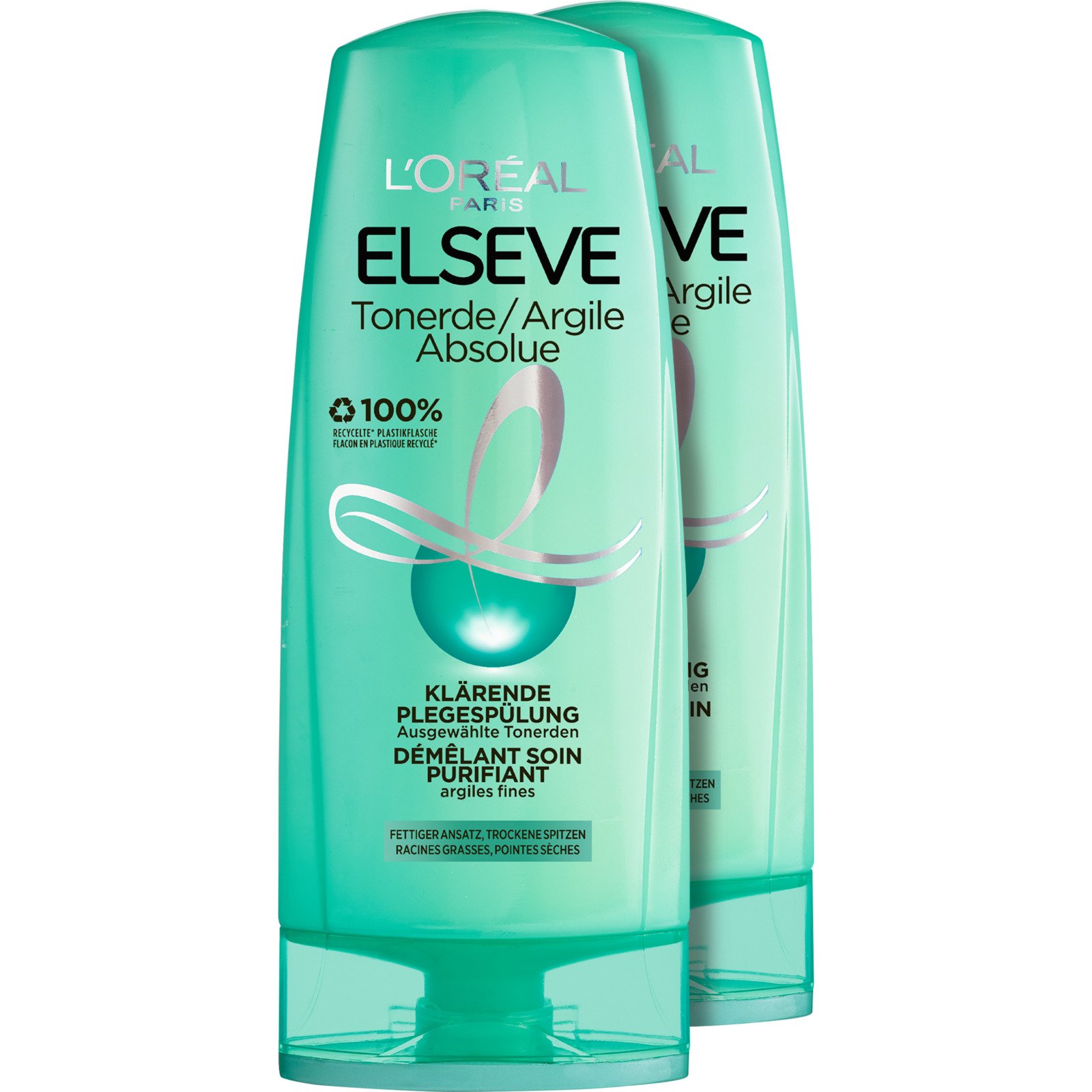 L'Oréal Elsève Spülung Tonerde 2 x 200 ml