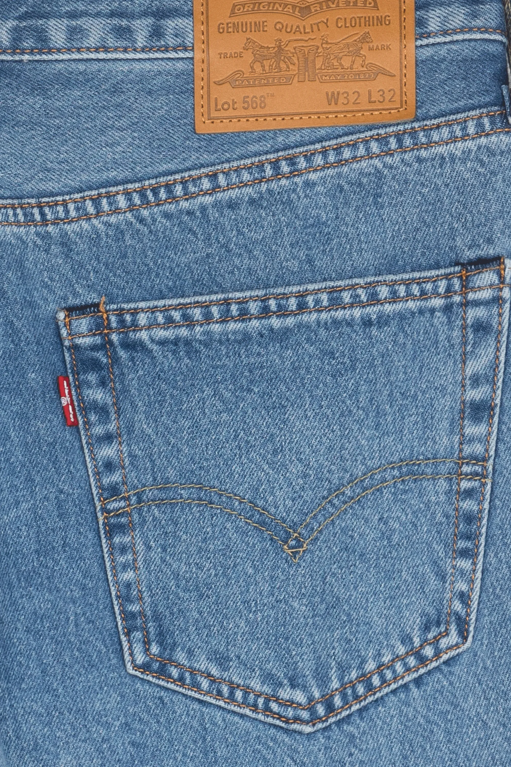 LEVI'S Jean 568 LOOSE STRAIGHT Bleu