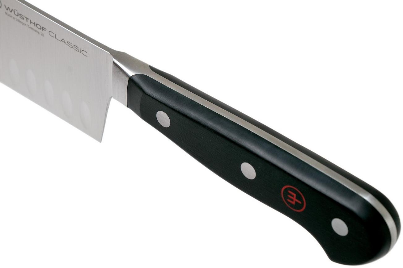 Wüsthof Classic nakiri met kuiltjes 17 cm, 1040132617