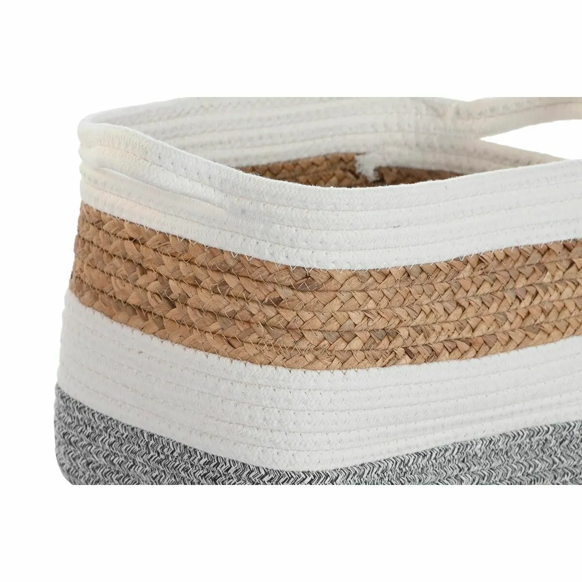 Set de basket DKD Home Decor - Blanc