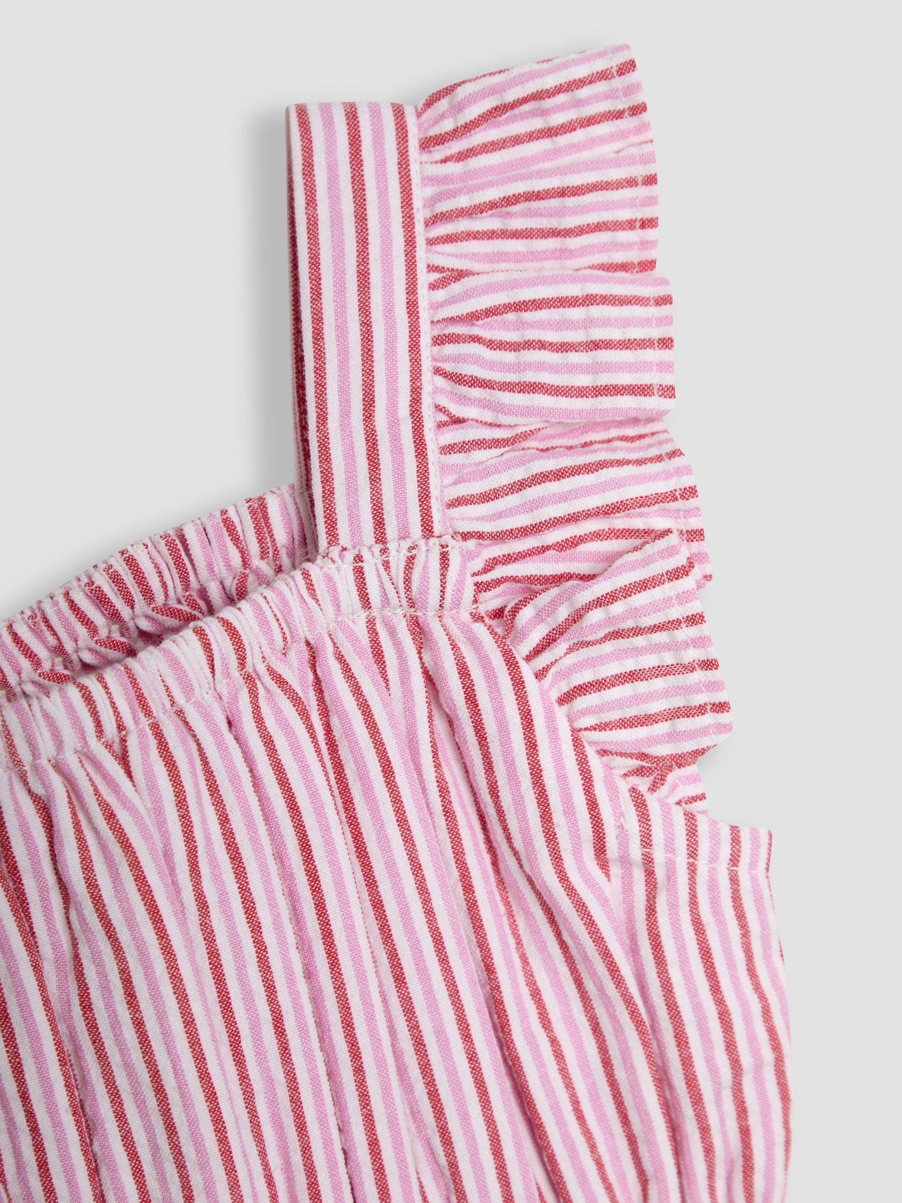 Jojo Maman Bébé jumpsuit met ruchemouwtjes
