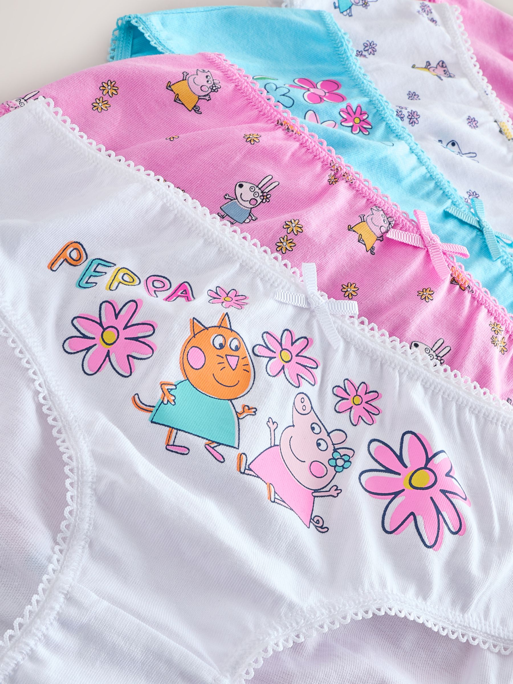 Roze - Peppa Pig 5 -pack Onderbroeken (1,5-8jaar)