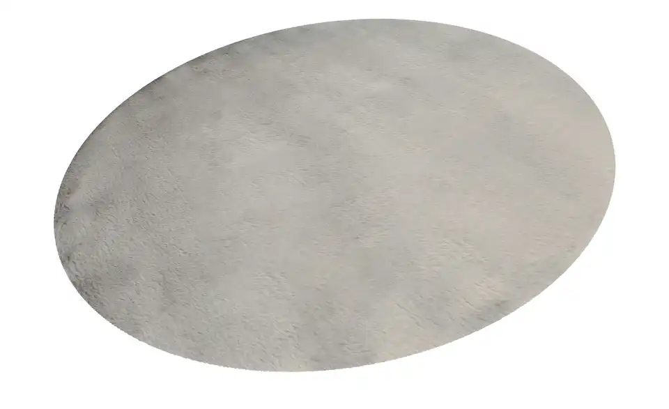 como Hochflorteppich Ø 120 cm Grau