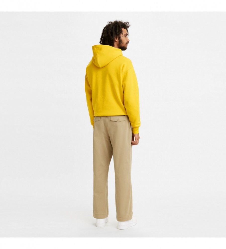 Calça chino folgada amarela Levi's Skate