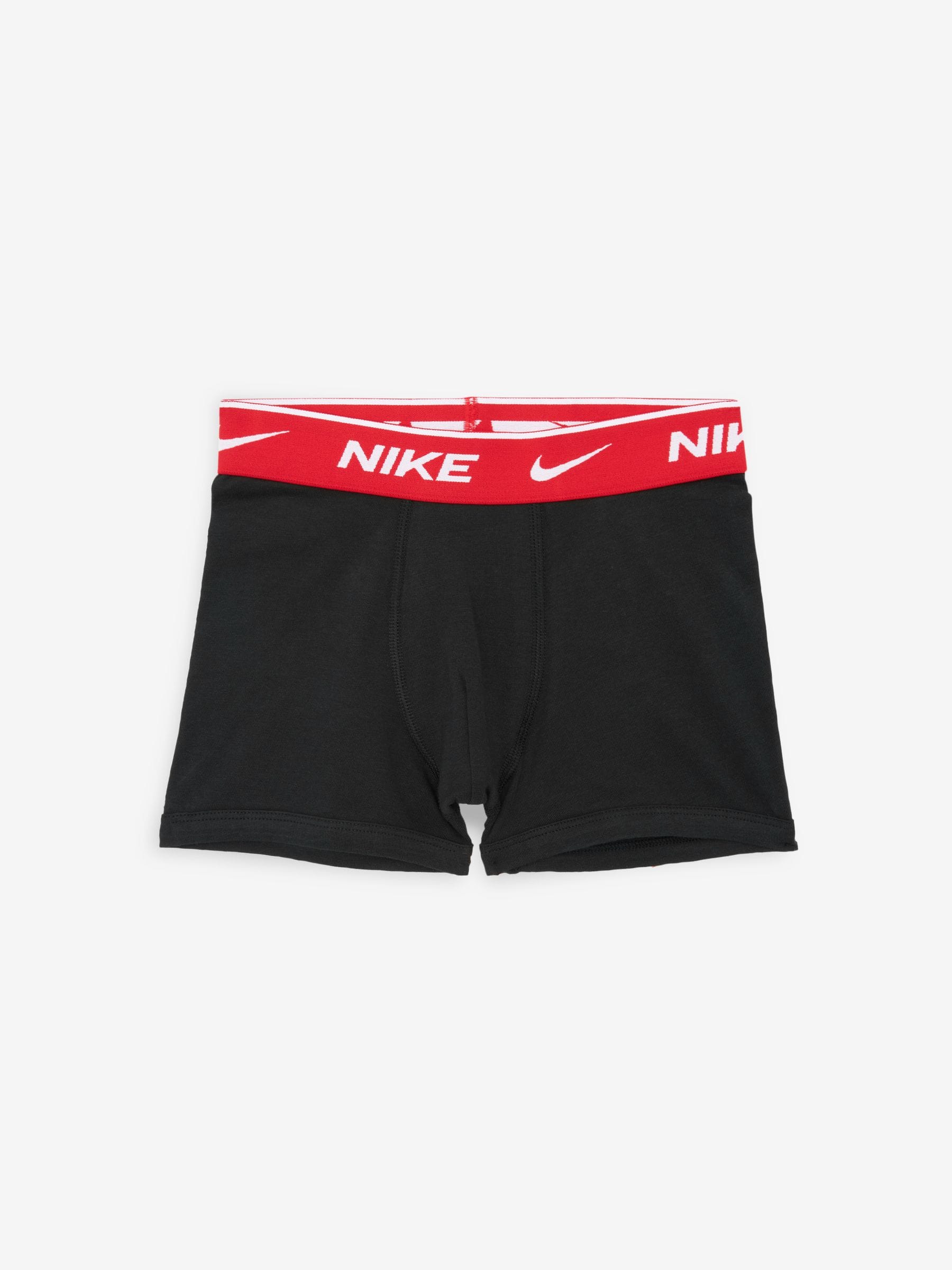 Zwart/rood - Nike - 3 Boxershorts voor jongens