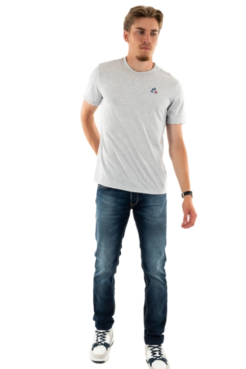 Tee shirt le coq sportif 2423687 gris chiné clair