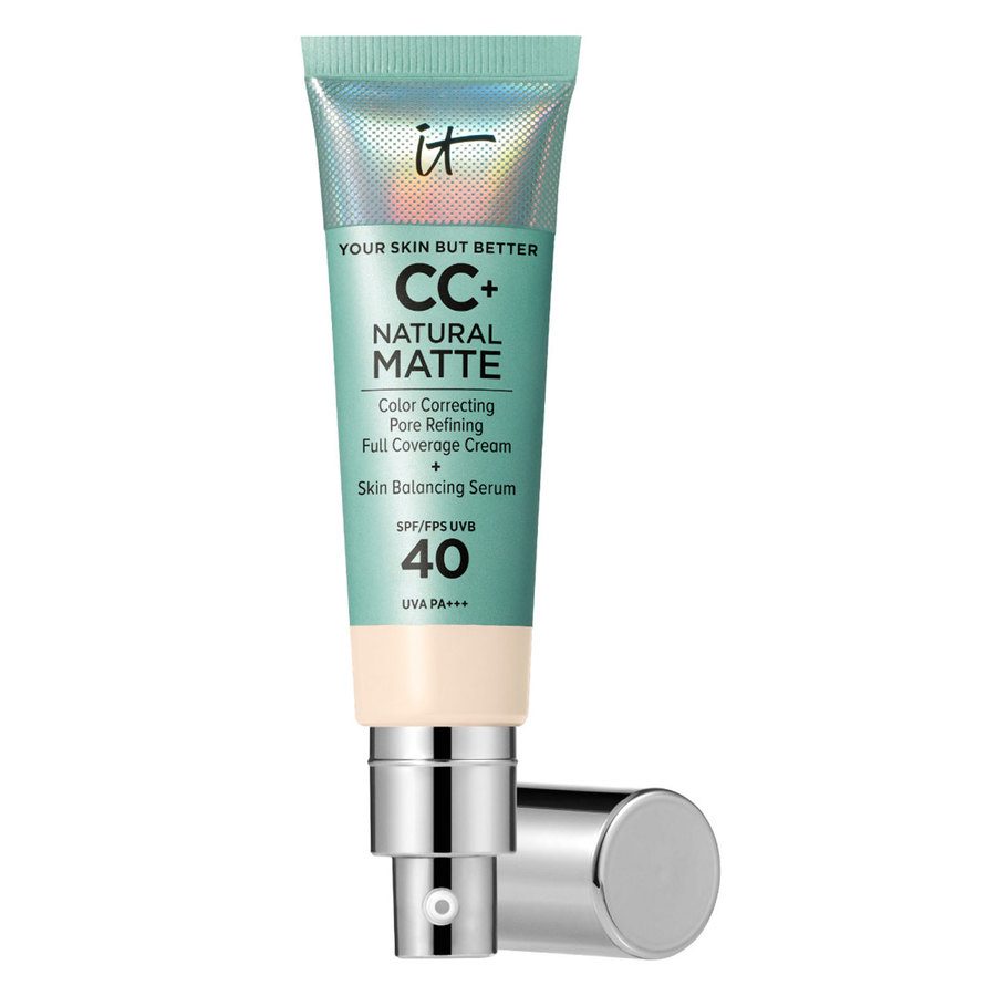 It Cosmetics CC+ Cream Natural Matte Foundation For Oily Skin SPF40 Fair Ivory 32ml