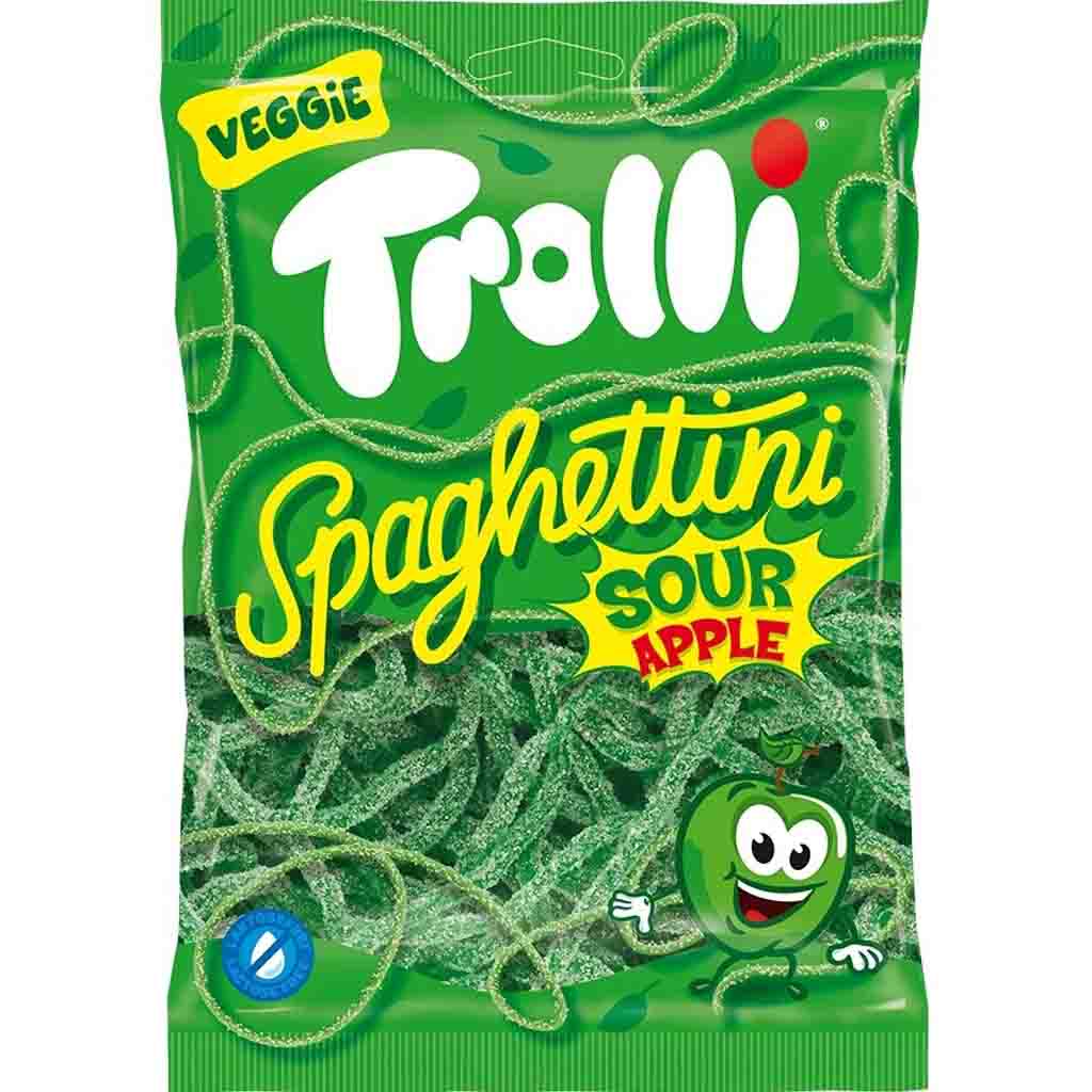 Trolli Spaghettini Sour Apple 100g MHD:12.10.26