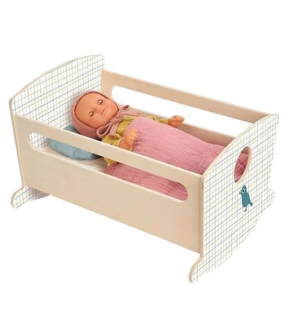 Djeco Dukketilbeh?r - Vugge - Rocking Bed Blue Night