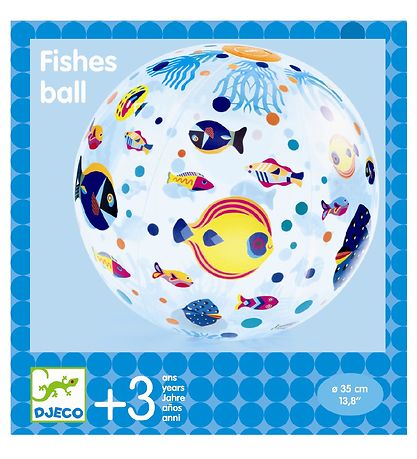 Djeco Bådebold - 35 cm - Fisk