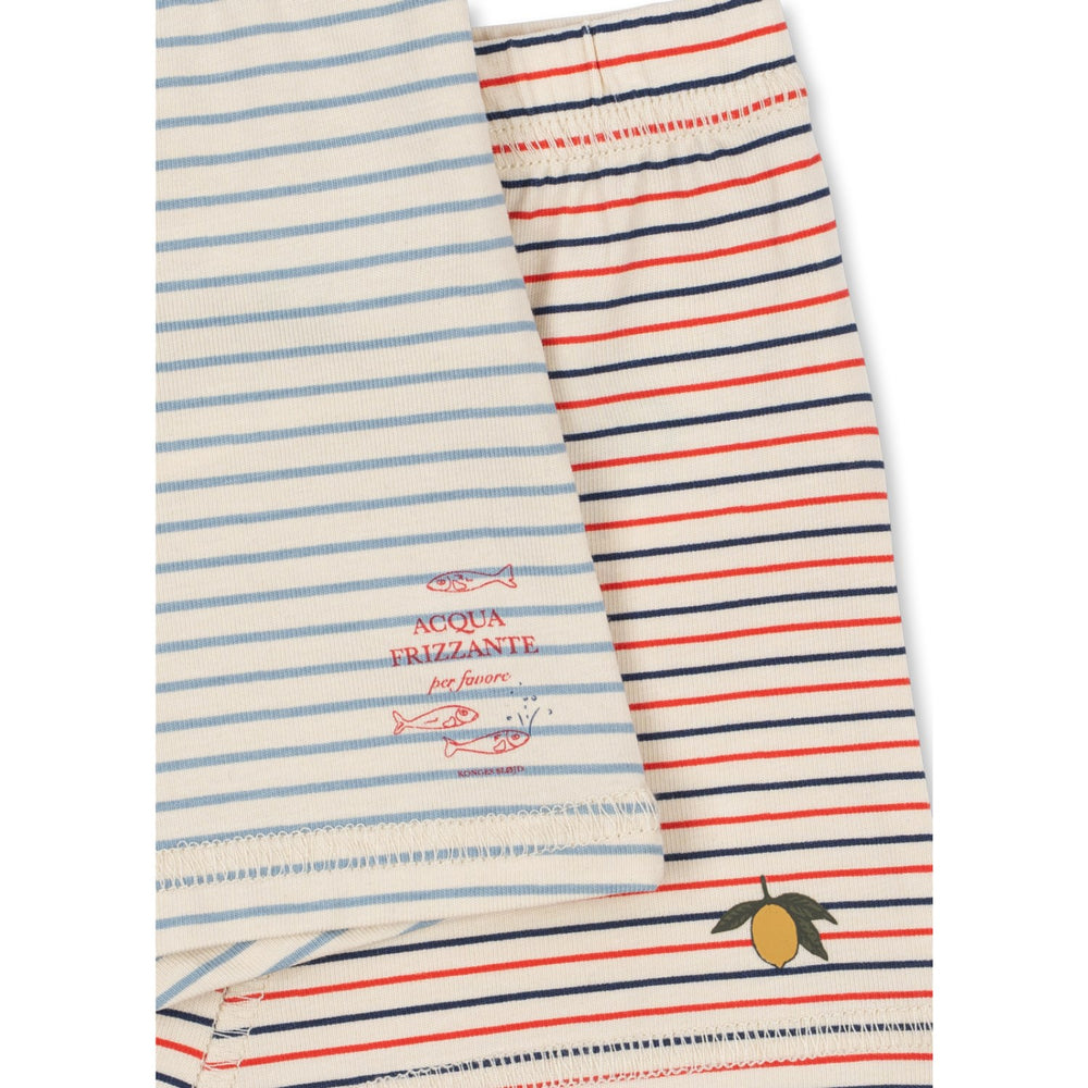 Køb Konges Sløjd Stripe Bluie/Stripe Tricolore Petit Basic 2 Pak Boy Underbukser Gots