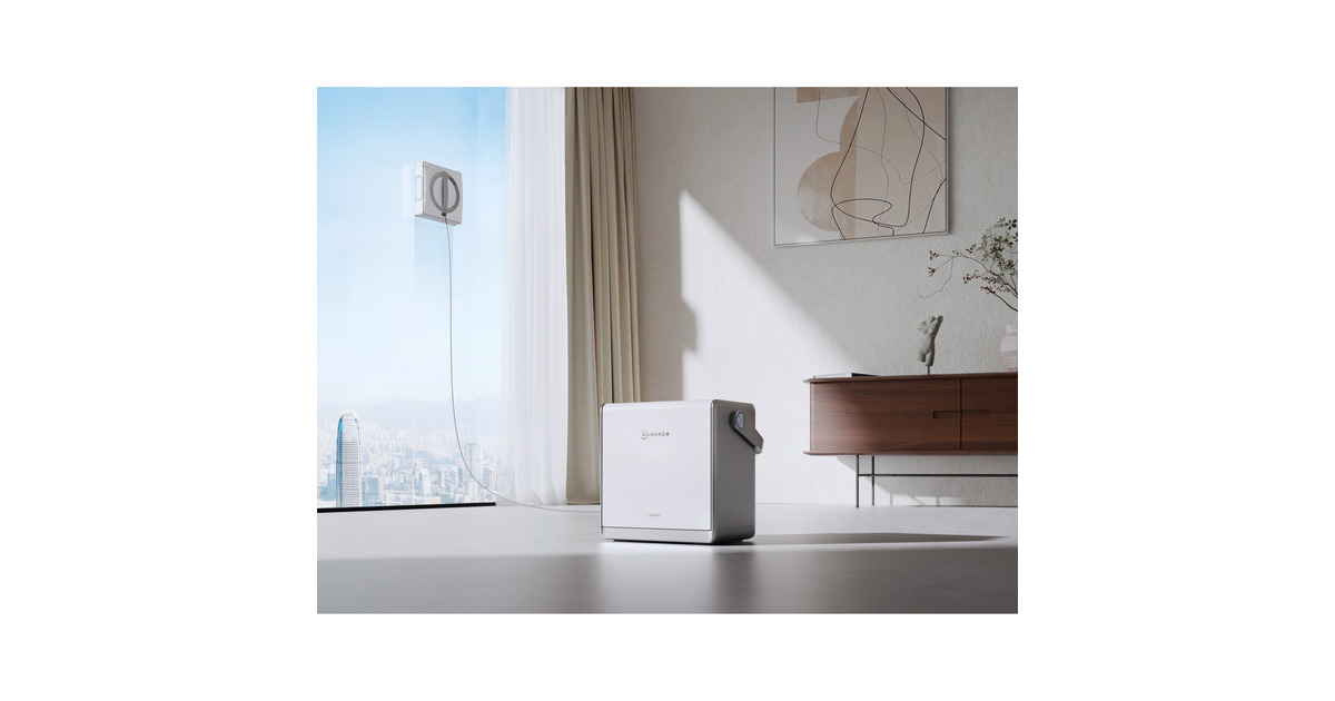 ECOVACSWINBOT W2 PRO OMNI raamreiniger  (Wit, 126 watt, met draagbaar dockingstation)