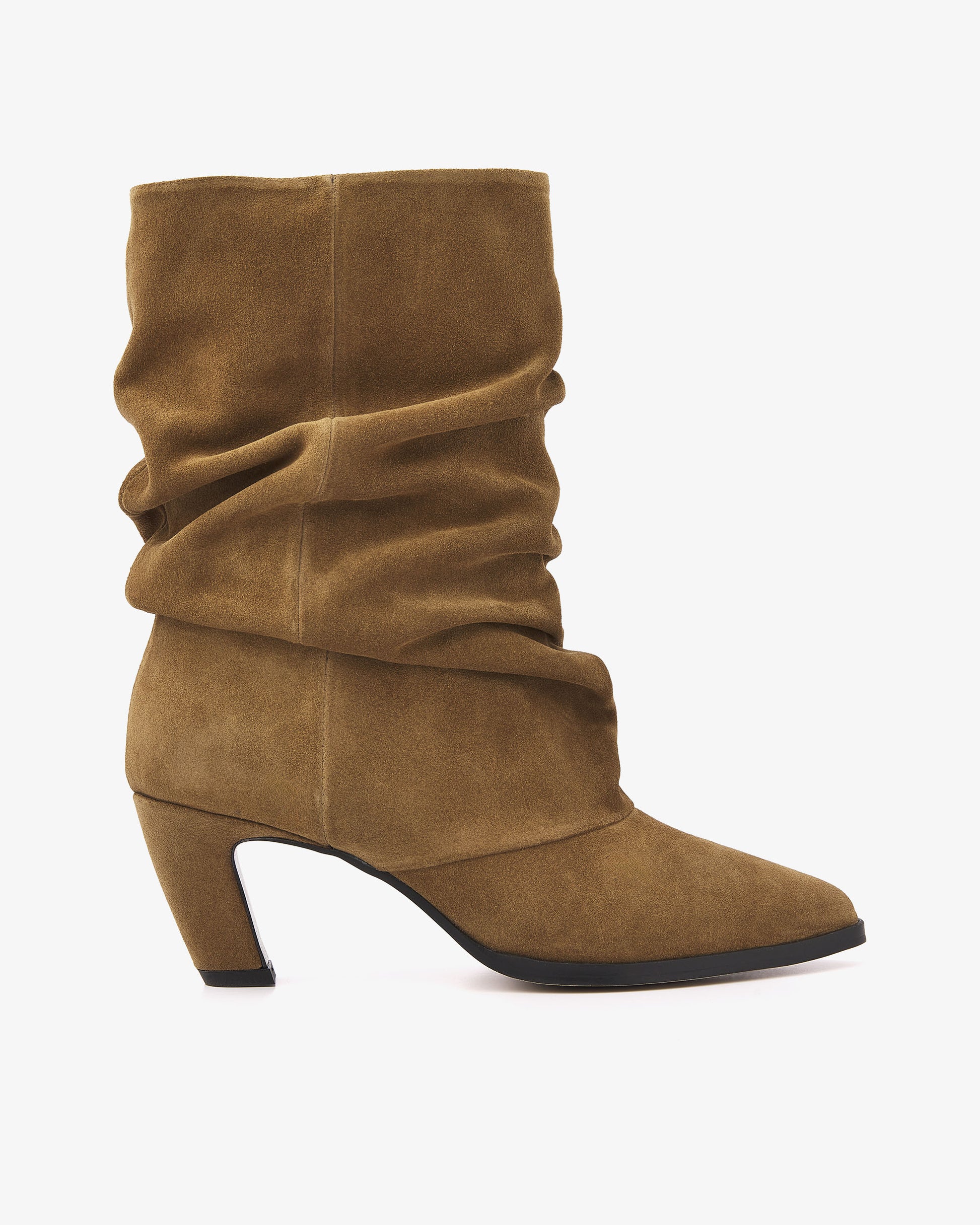 VIA VAI khaki enkellaarsjes Elisa Palmer