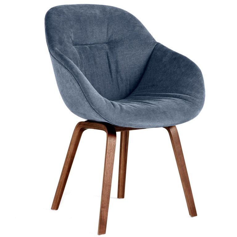 Hay About a Chair AAC123 soft stoel walnoot onderstel Linara 198
