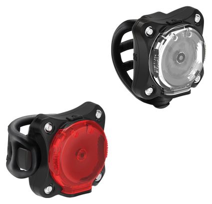 Paire d'Éclairages Lezyne Zecto Drive 250  / Zecto Drive 200  Noir