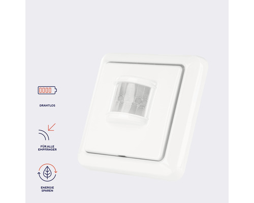 Trust Smart AWST-6000 draadloze bewegingsmelder, wit, op batterijen