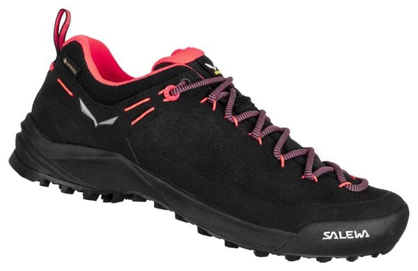 Chaussures de Randonnée Femme Salewa Wildfire Leather Gore-Tex Noir/Rose