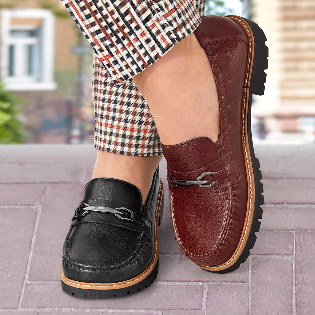 DAMEN - Schlüpfschuh ARIA braun