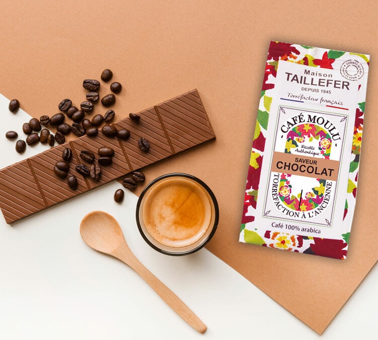 Café moulu aromatisé Chocolat - Maison Taillefer - 125g