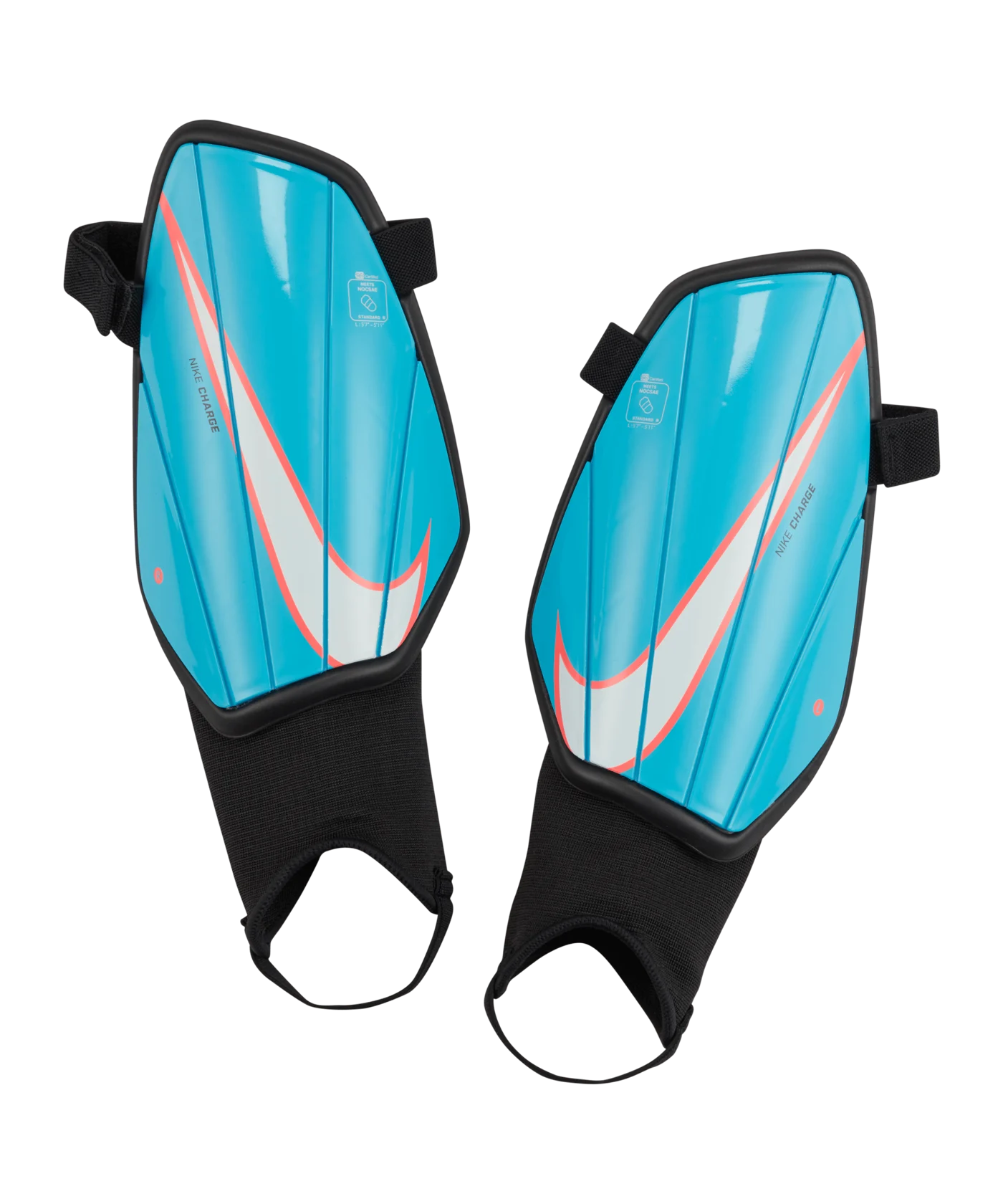 Nike Charge Schienbeinschoner Blau Schwarz F417