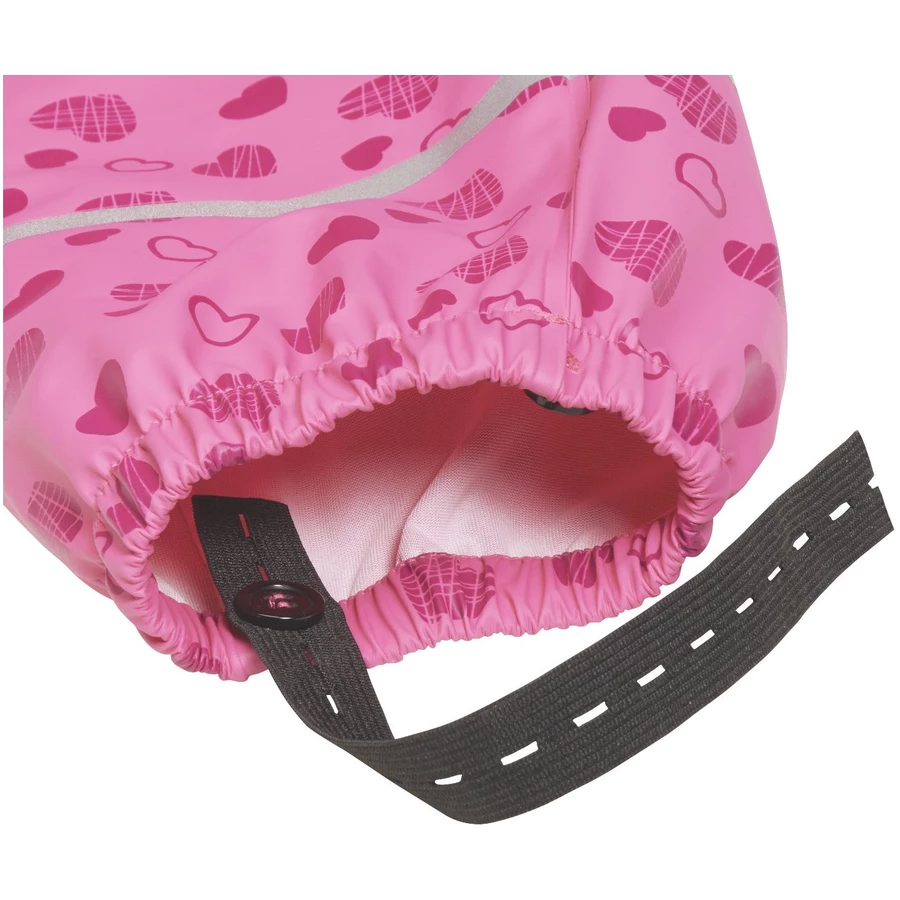 Playshoes Regen-Overall Herzchen pink