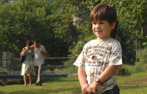 Outdoor Kinder Fotoshooting bei Lugano als Geschenkidee