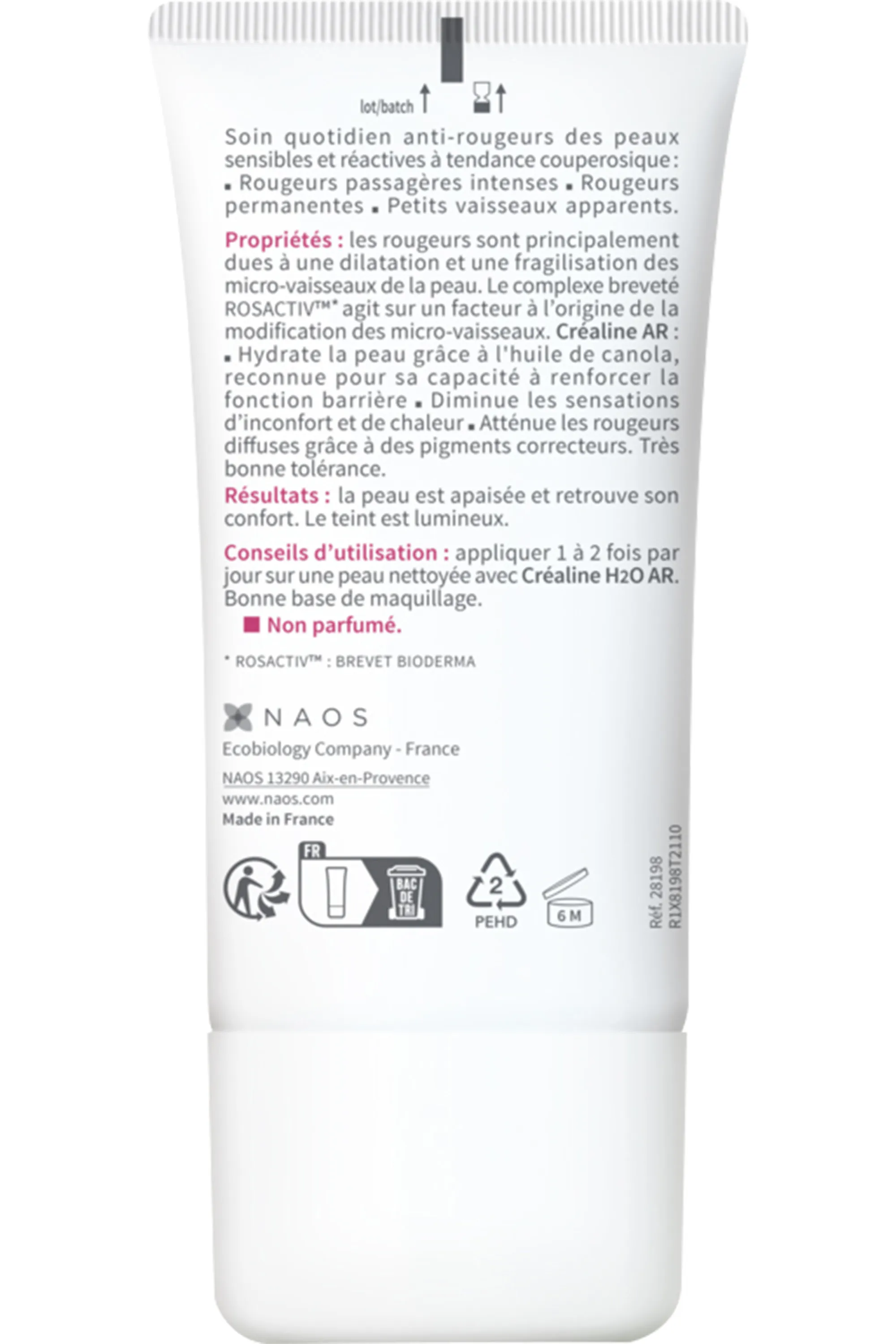 Bioderma Soin hydratant anti-rougeur Créaline AR-40 ml