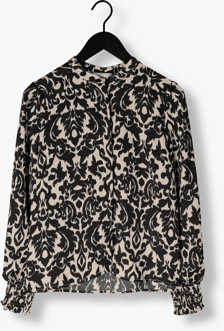 NEO NOIR zwarte neo noir blouse kala flower blur blouse