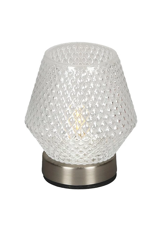 B/O Led-lys med glass 11 cm