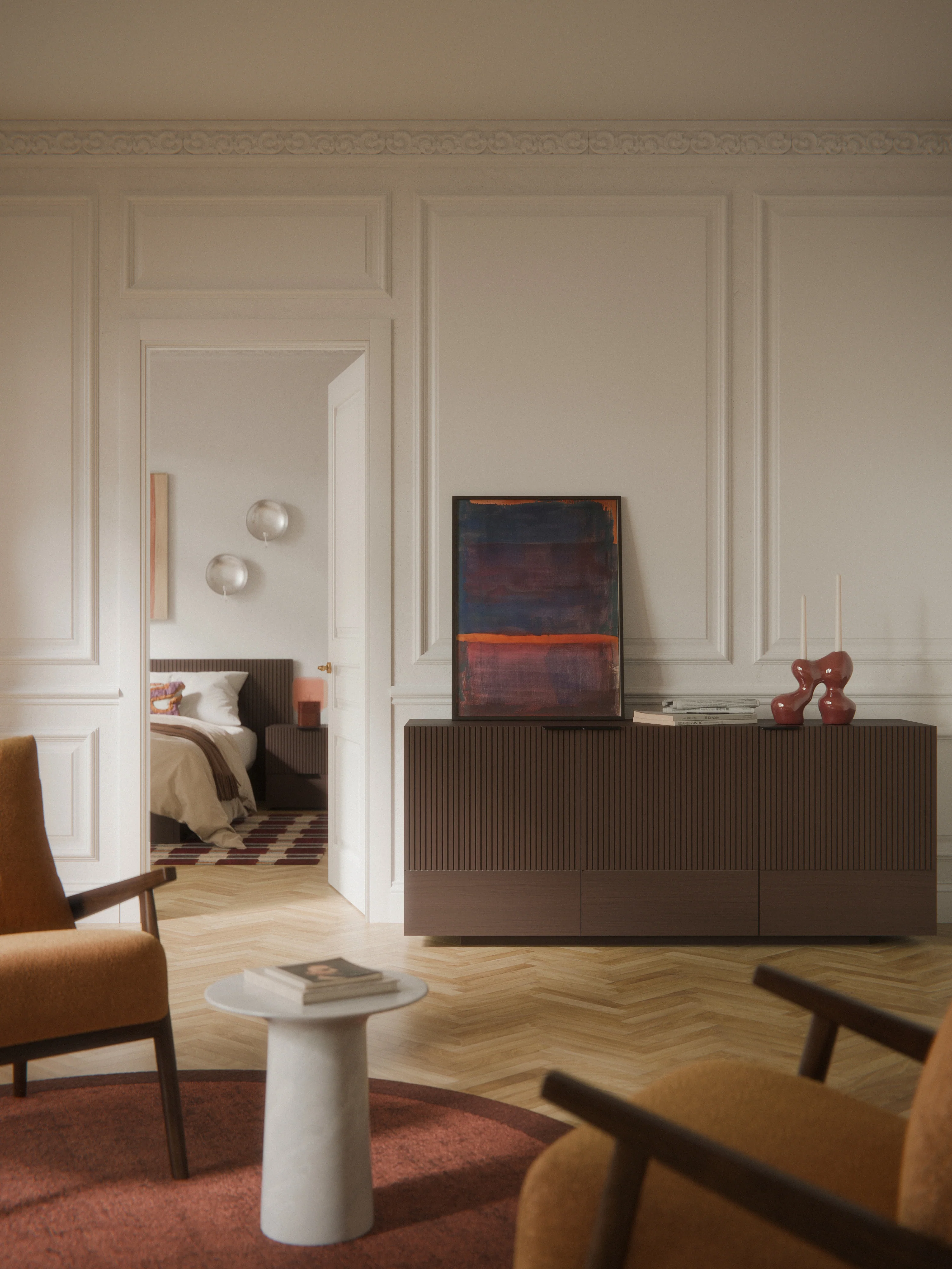 Houten dressoir Sato