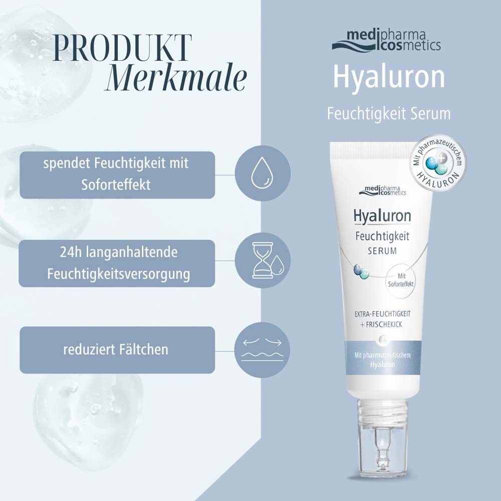 medipharma cosmetics Hyaluron Feuchtigkeit Serum