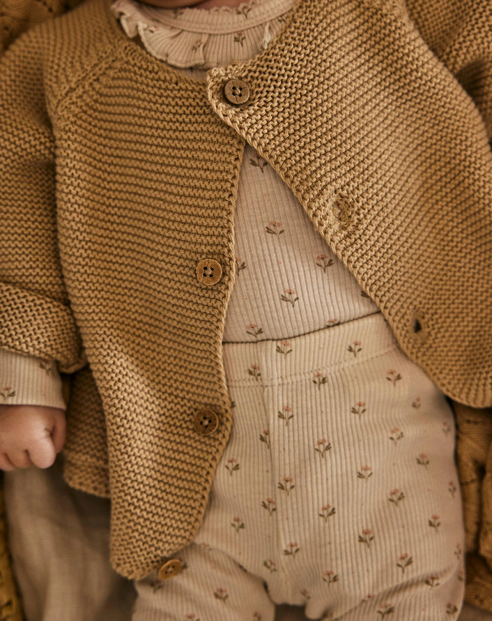 Strickjacke NBNLAGUNO in curds and whey