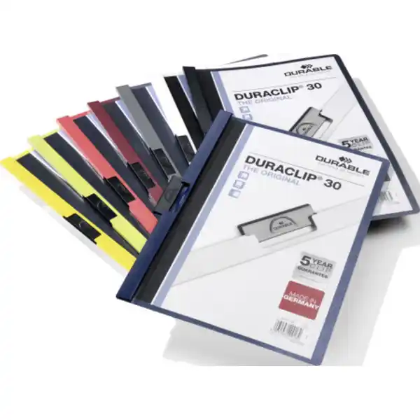 Klemm-Mappe DURACLIP® 30, schwarz