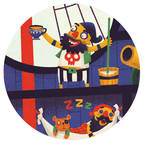 Djeco puzzel het piratenschip (36st)
