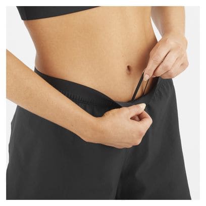 Short Femme Salomon Cross Run 5in Noir