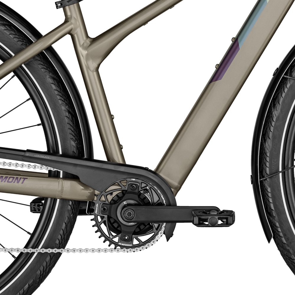 Bergamont E-Vitess Sport Lady Urban E-Bike taupe brown