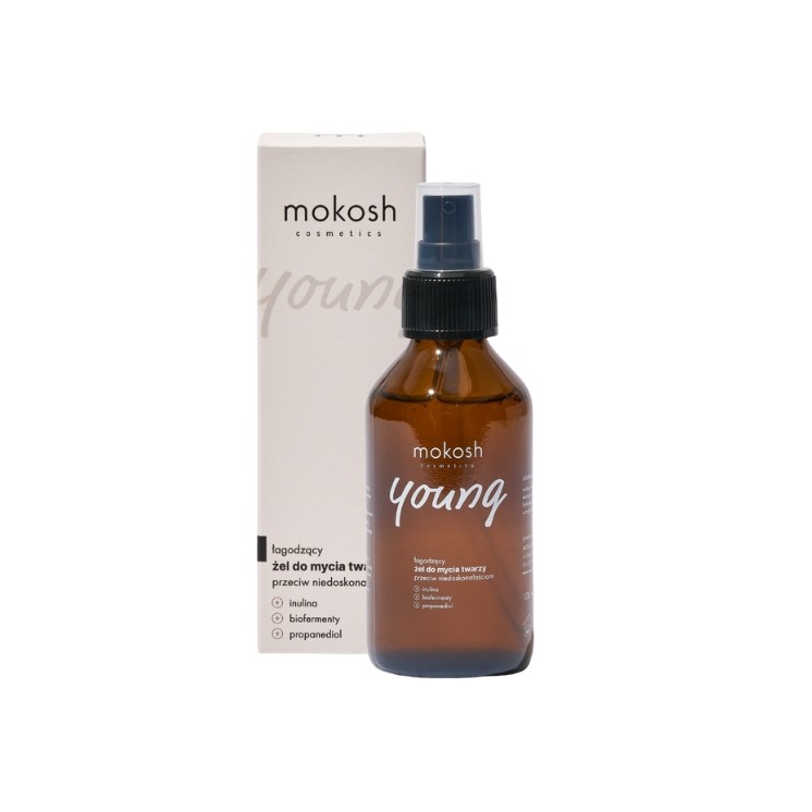 Mokosh Young łagodzący Żel do mycia twarzy przeciw niedoskomnałościom 100 ml