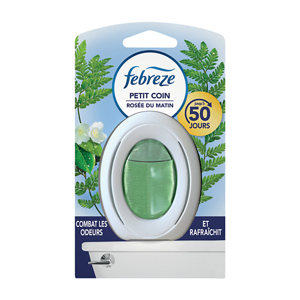 Désodorisant Febreze Petit Coin Salle de Bain Rosée du matin