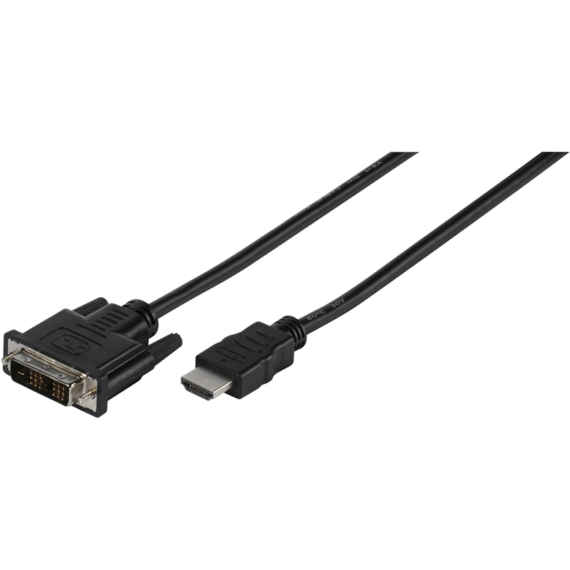 Vivanco Kabel HDMI - DVI, doppelt geschirmt, 2 m