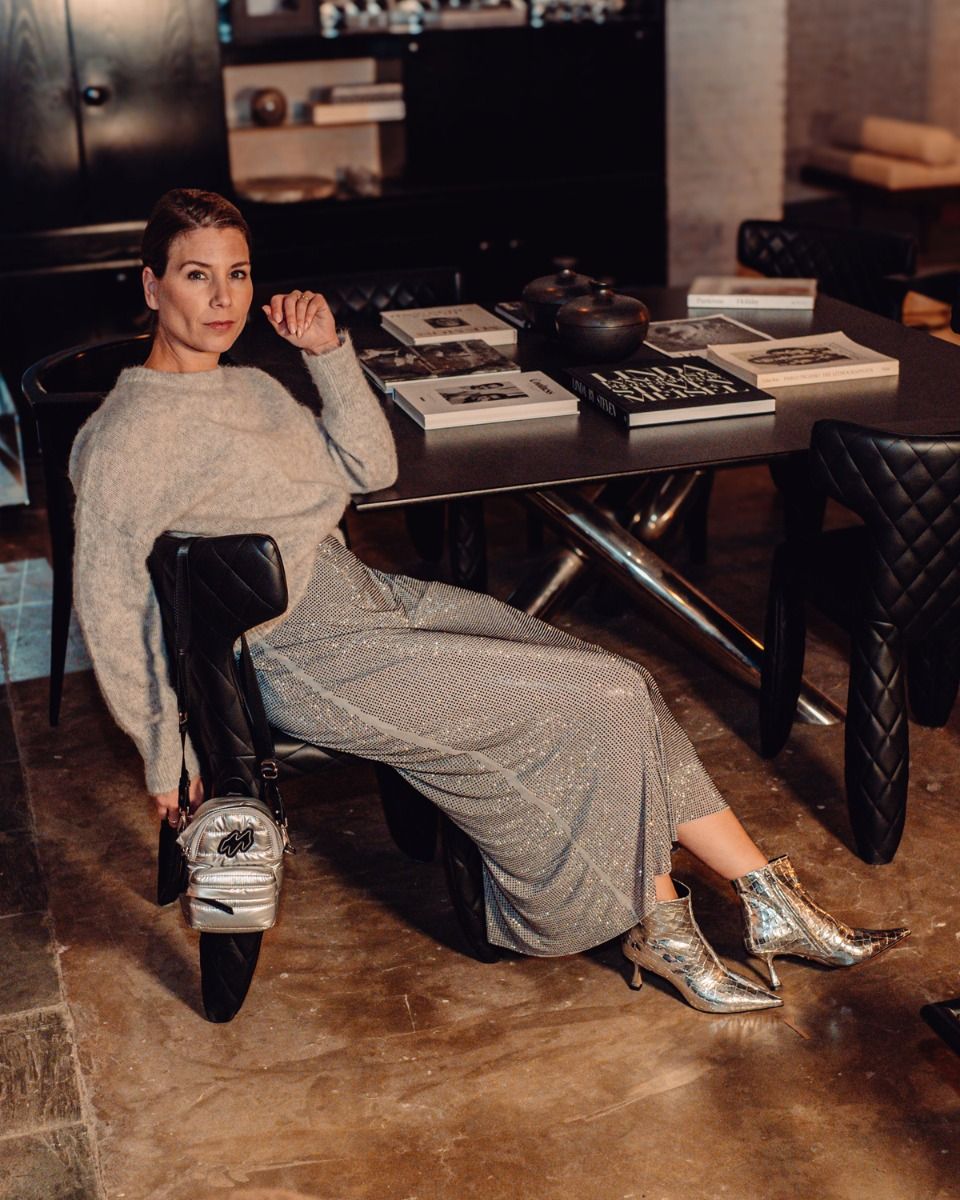 Lola Cruz Jazmine Zilver Dames Enkelboots
