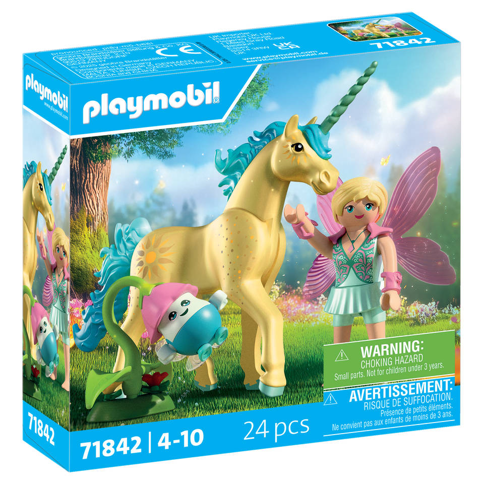 PLAYMOBIL verzameleenhoorn: Zonneschijnbloesem met fee 71842