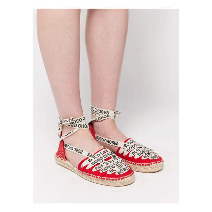Bobo Choses Espadrilles Bobo Choses Coton Bio - Collection Femme  | Rouge