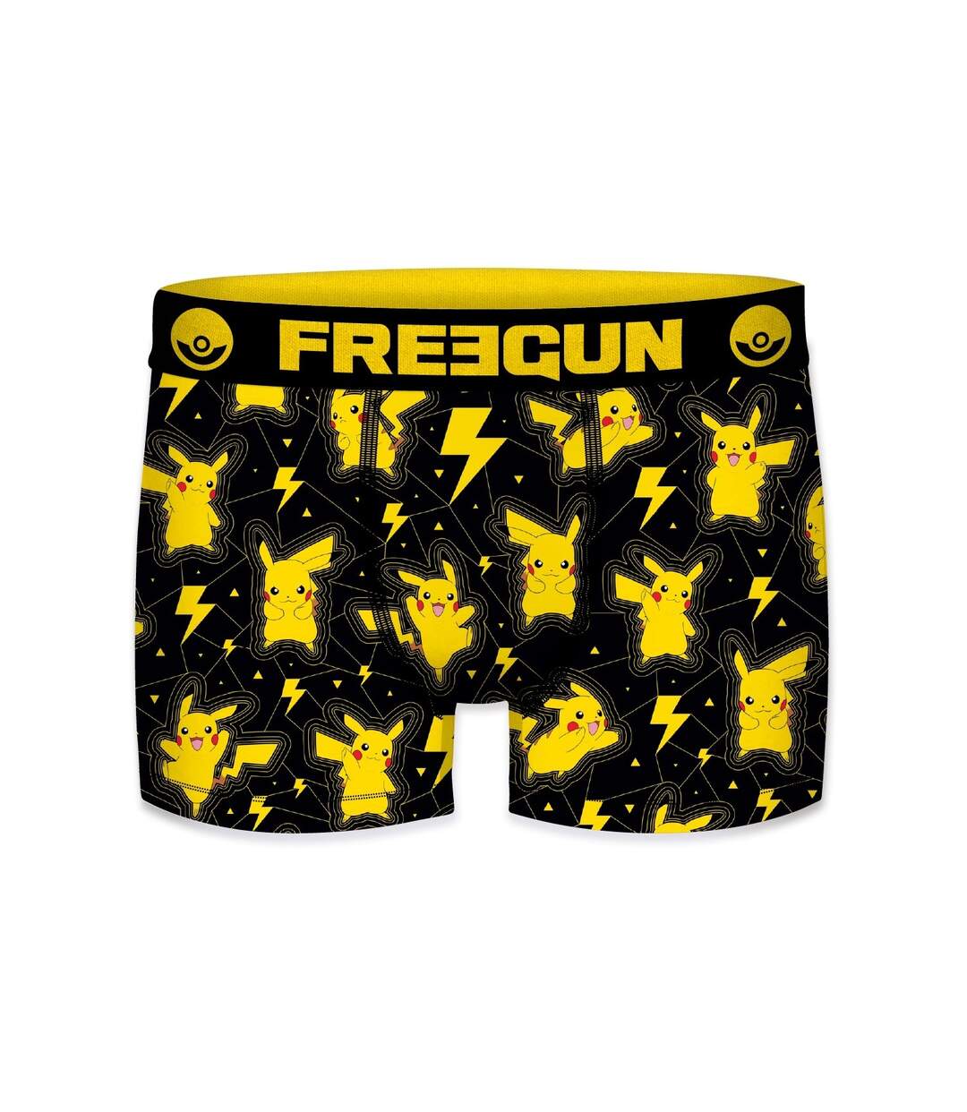 Boxer Homme Pikachu, Caleçon Homme Pokemon, Respirant & Stretch (Lot de 4)