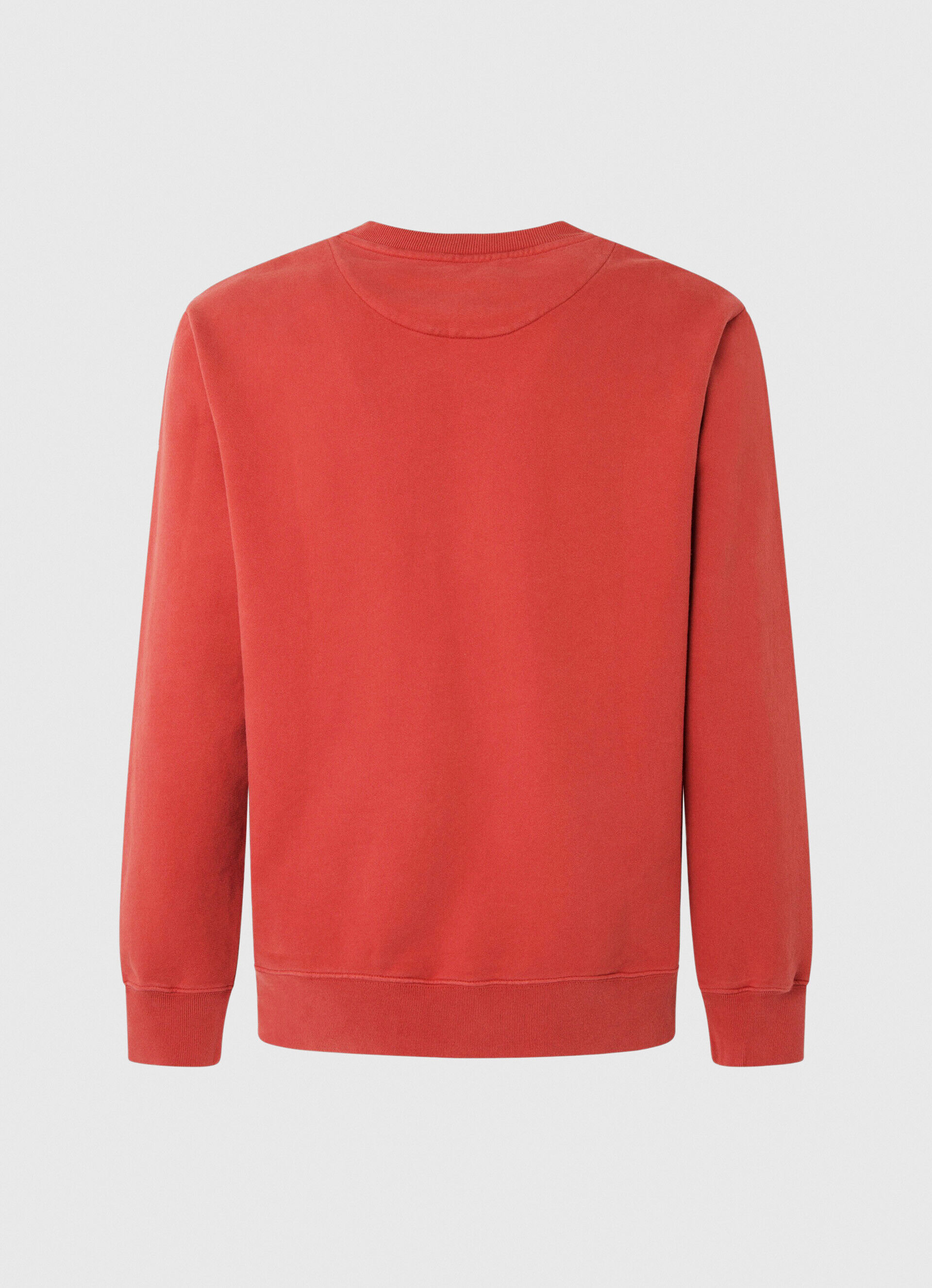 Moletom de algodão com logo estampado - vermelho estúdio