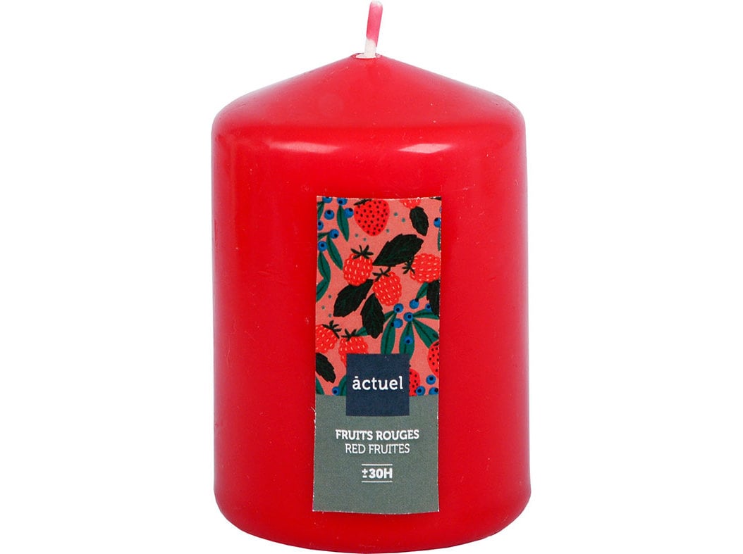 VELA PILAR ACTUEL AROMÁTICA FRUTOS VERMELHOS