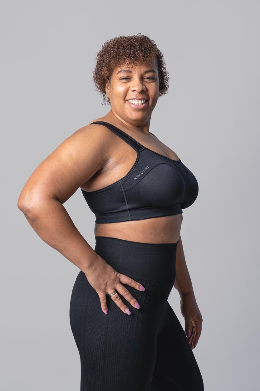 Pure Lime  Padded Athletic Sportbra