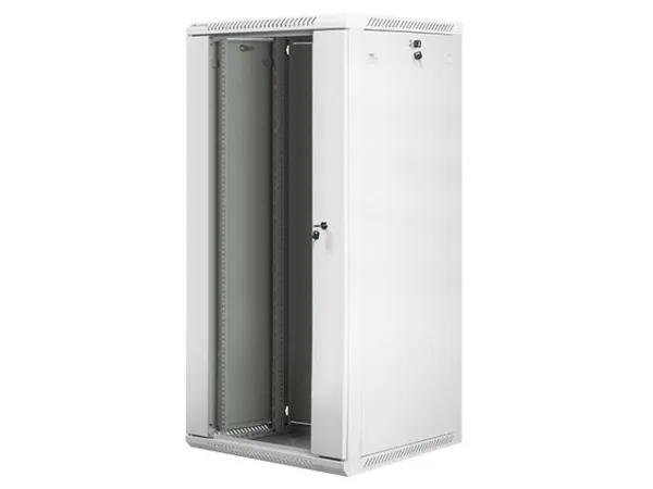 Lanberg - Rack kabinet - vægmonterbar - grå, RAL 7035 - 27U - 19