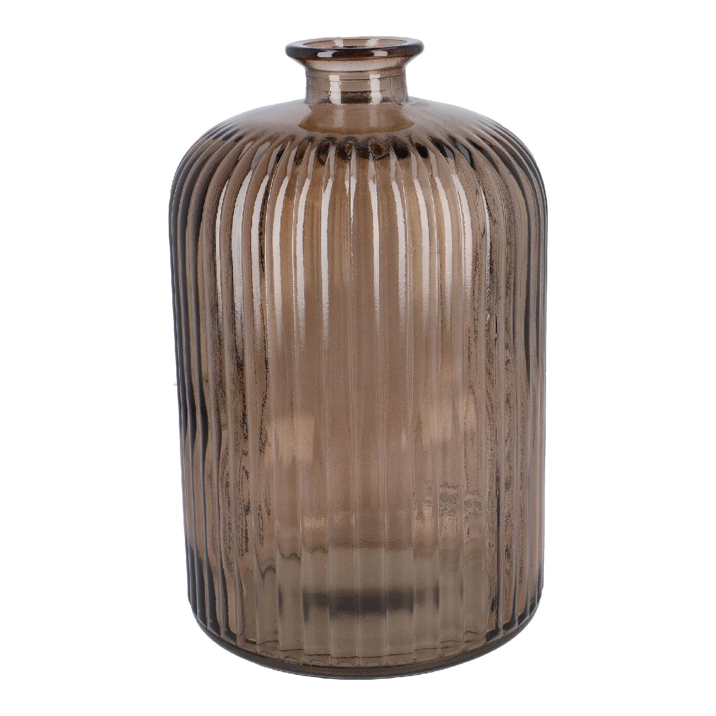 Flaschenvase Daroca, taupe, 23 cm