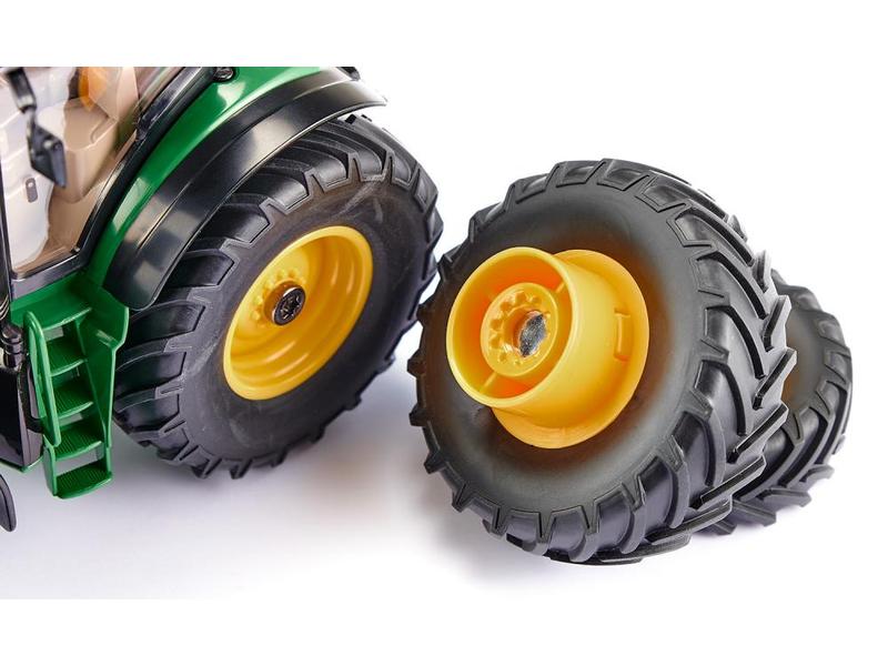 Siku Traktor John Deere 7290R Doppelreifen, mit Controller Siku Control Traktor mit Bluetooth Fernsteuerung