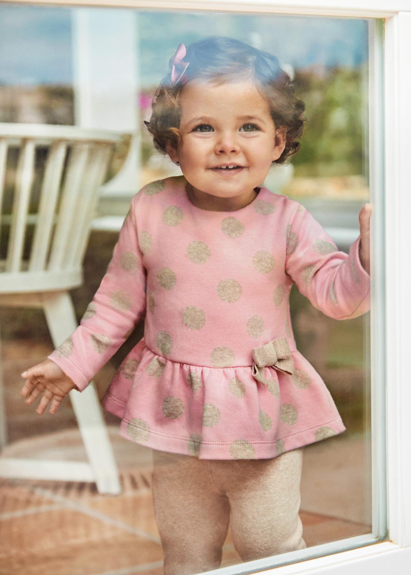 Conjunto de bebê jacquard de 2 peças